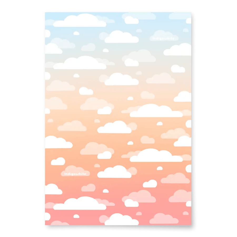 Cloudy Sky Wrapping Paper Trio product image (4)