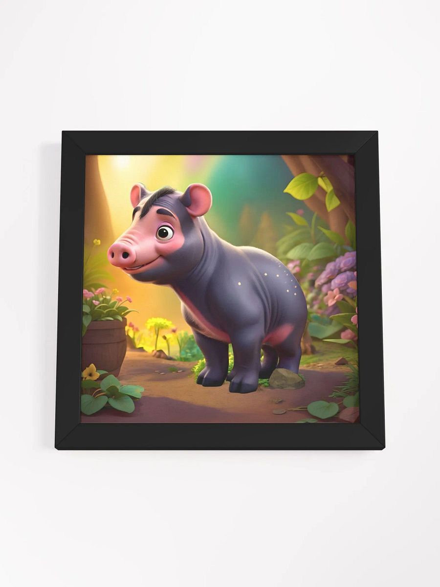 Endangered Species - Mexico - Tapir Eco-Friendly Ayous Wood Framed Poster product image (4)