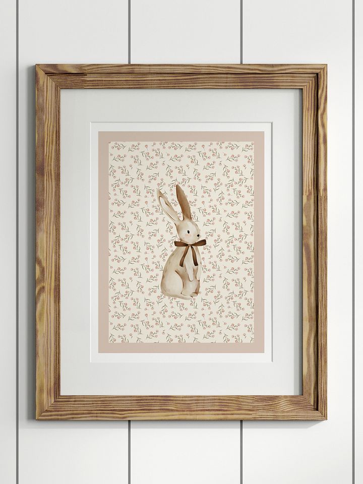 Boho Bunny Nursery Print 3 product image (1)