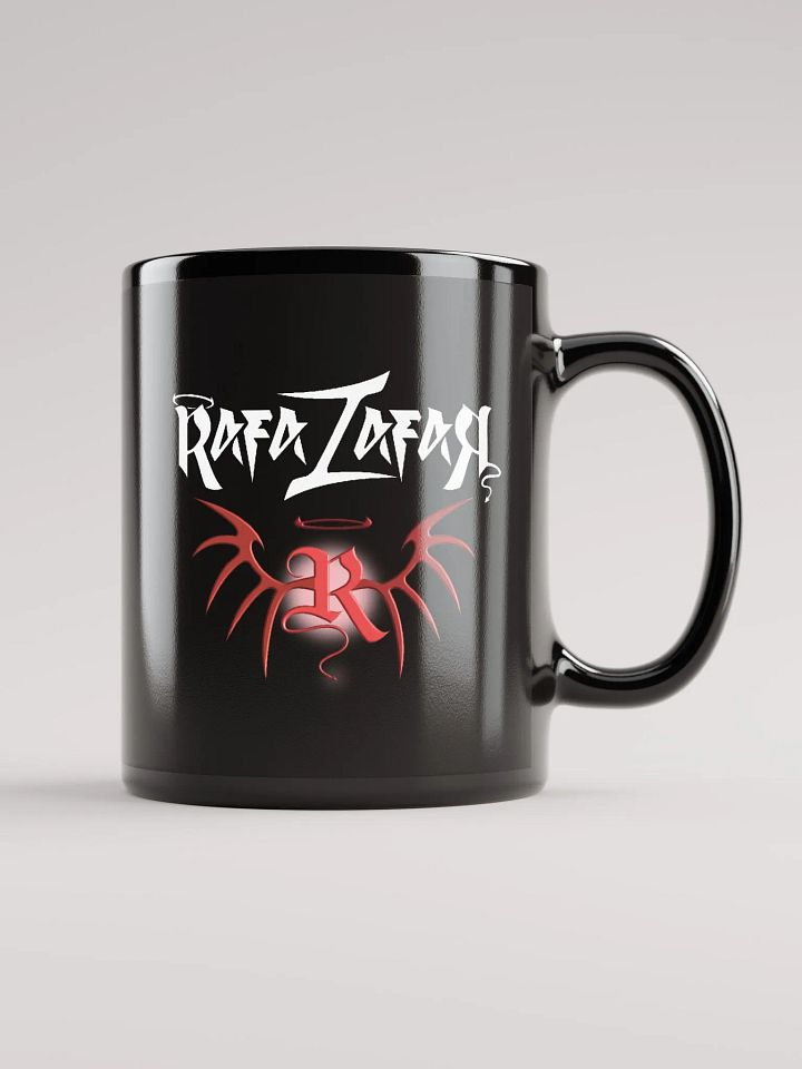 RafaZafar Logo Left-Handed Mug (black) product image (1)