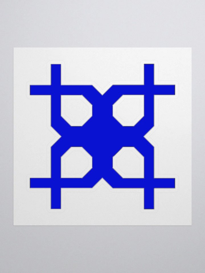 Blue Logo Stickers product image (1)