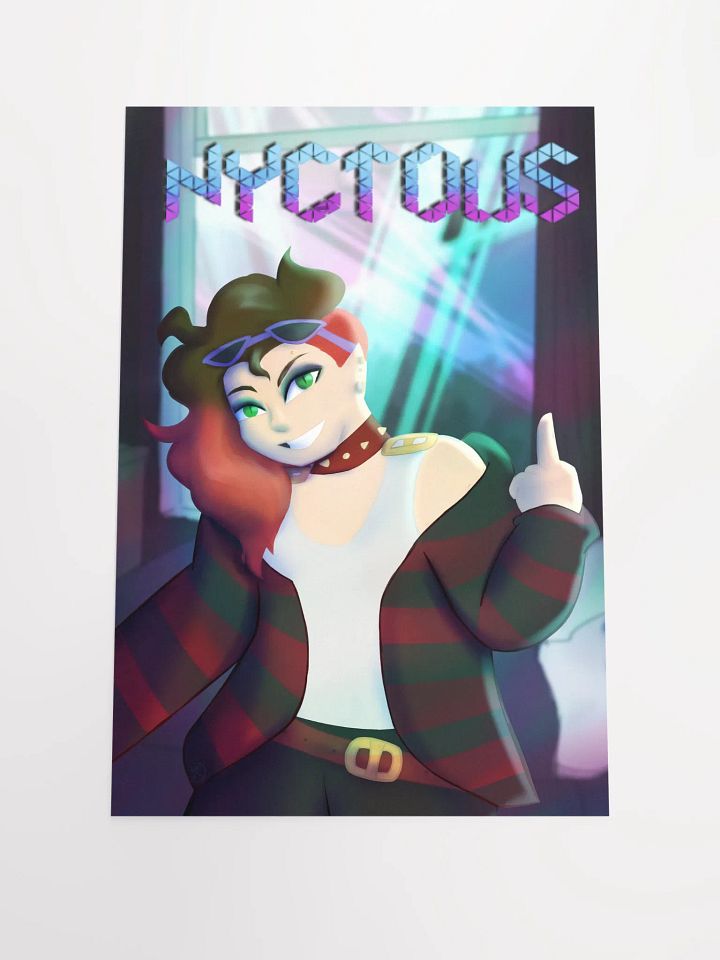 THE FIVE STAGES OF GRIEF BUT YOU'RE STILL ALIVE: Nyctous Oil Painted Poster product image (2)