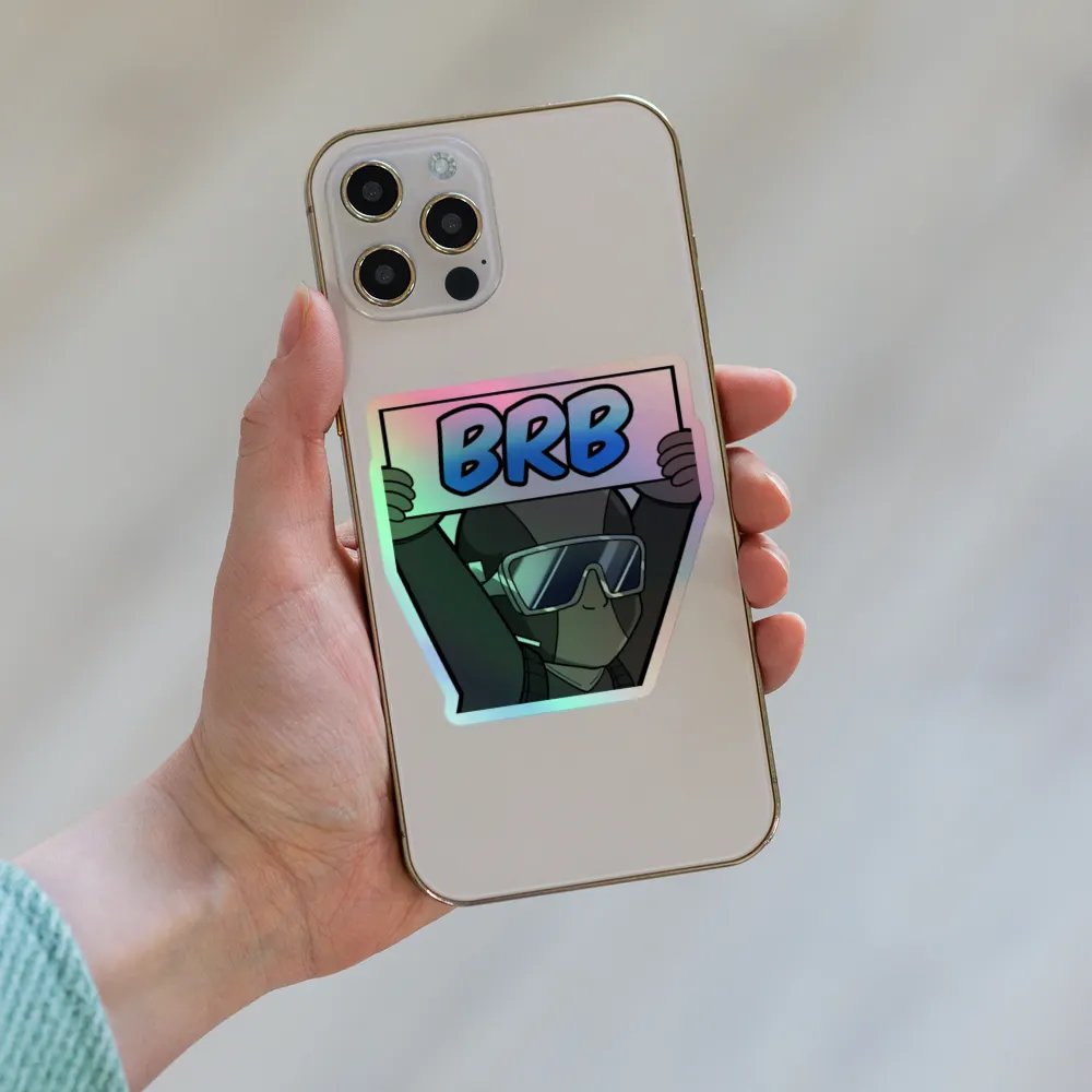brb emote sticker product image (6)