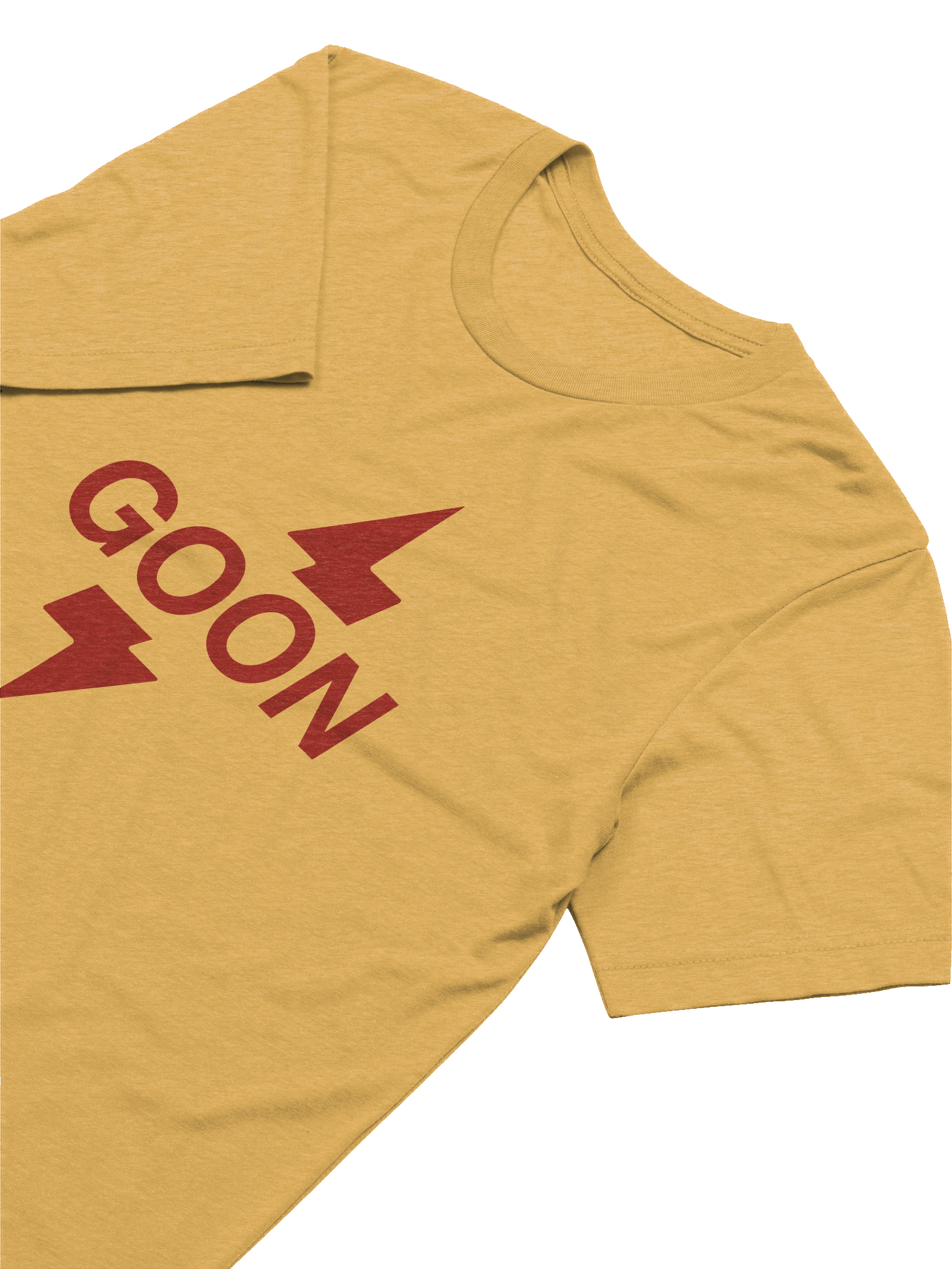 Goon Bolt Short Sleeve T-Shirt Yellow (Large Logo) product image (6)