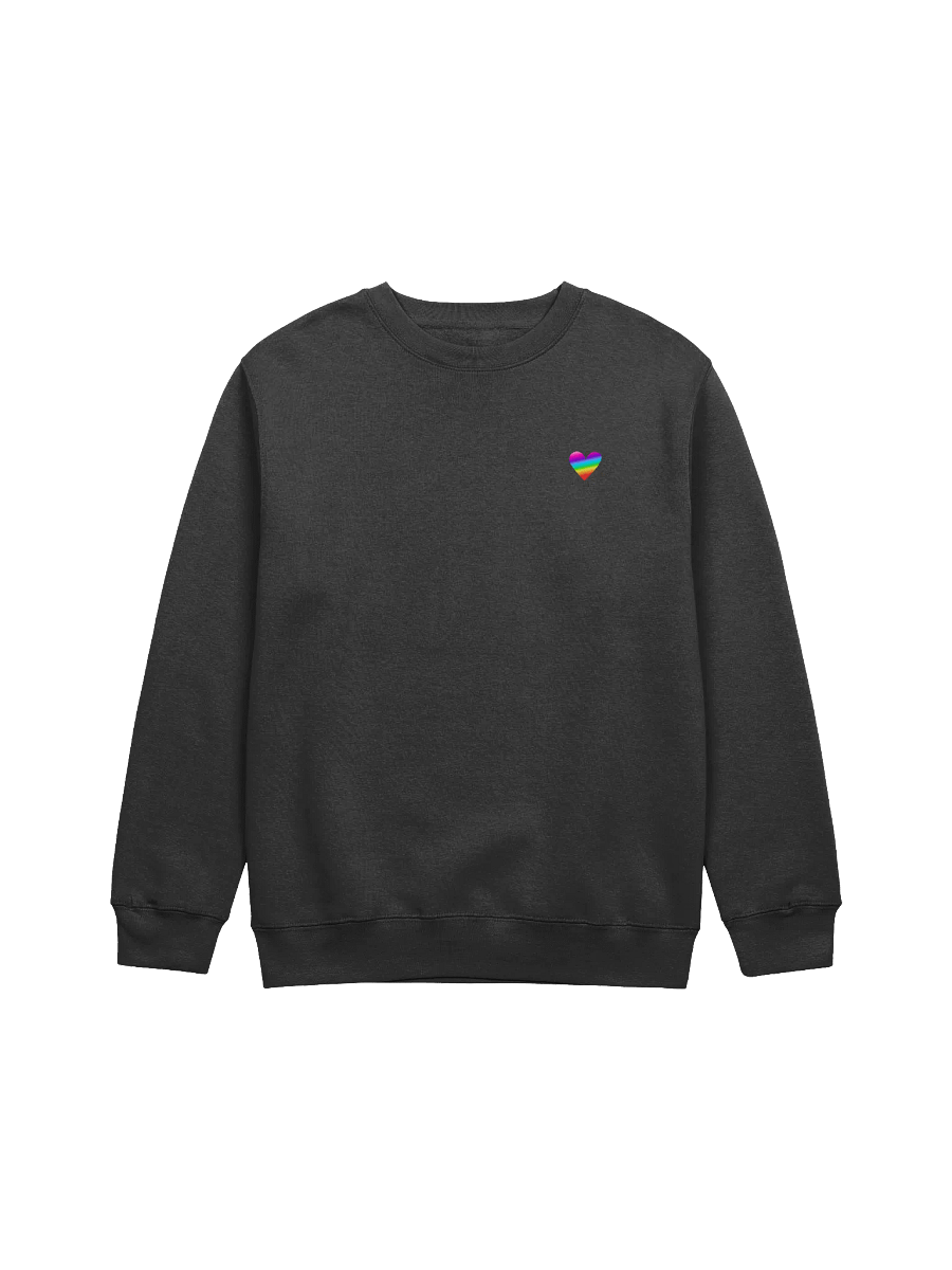 Rainbow Heart Lane Seven Premium Crewneck Sweatshirt product image (1)