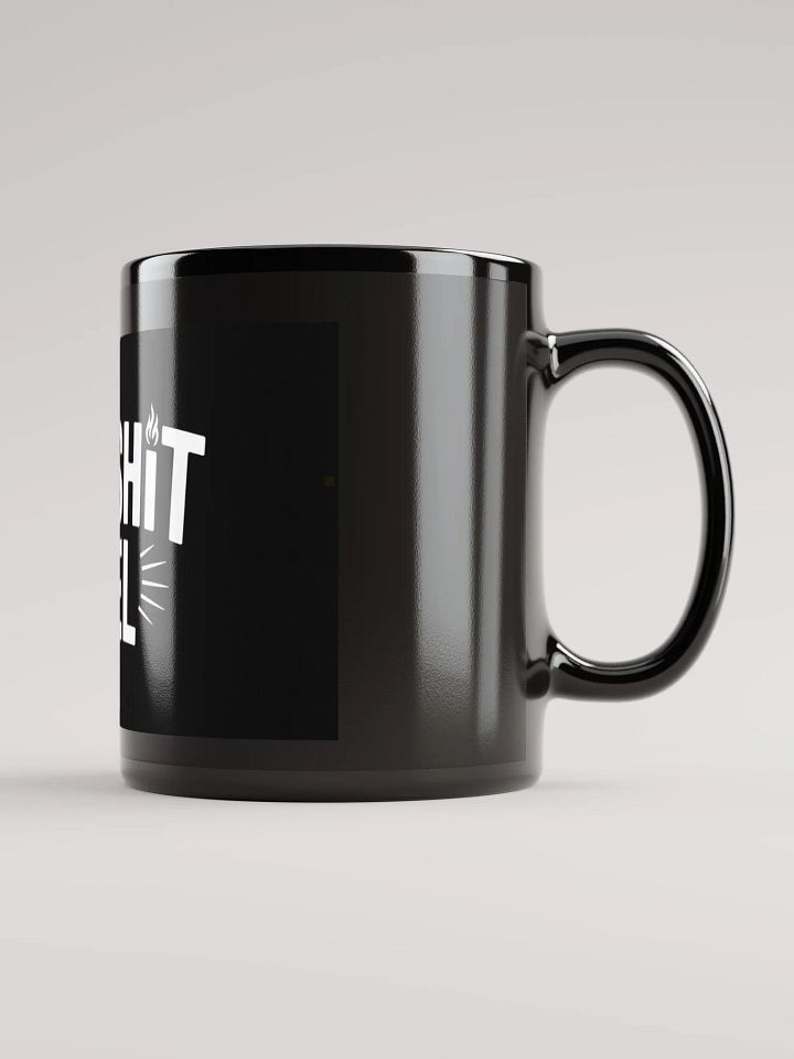 BULLSHIT FUEL Black Glossy Mug product image (1)