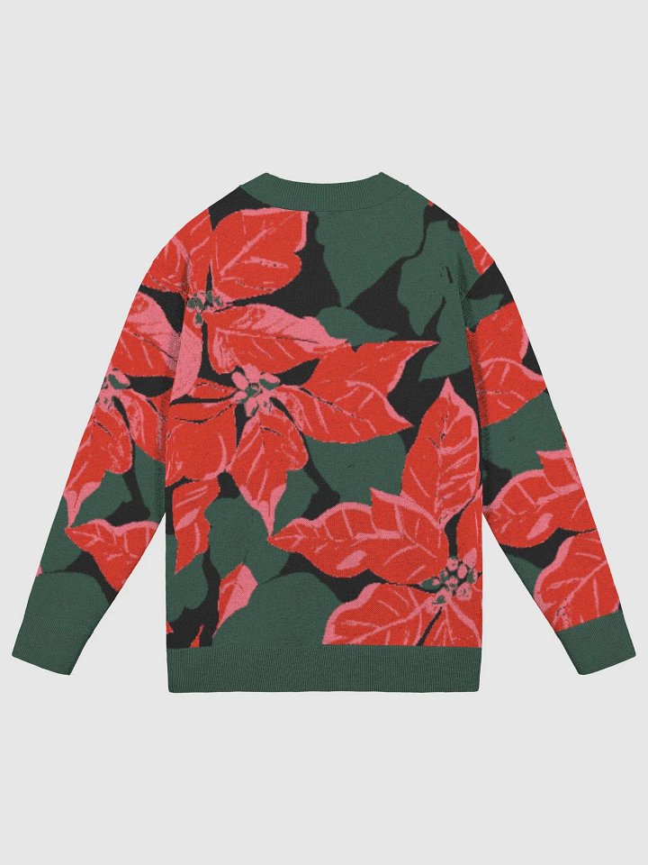 Straight to the Poinsettia Jacquard Knit Cardigan product image (9)