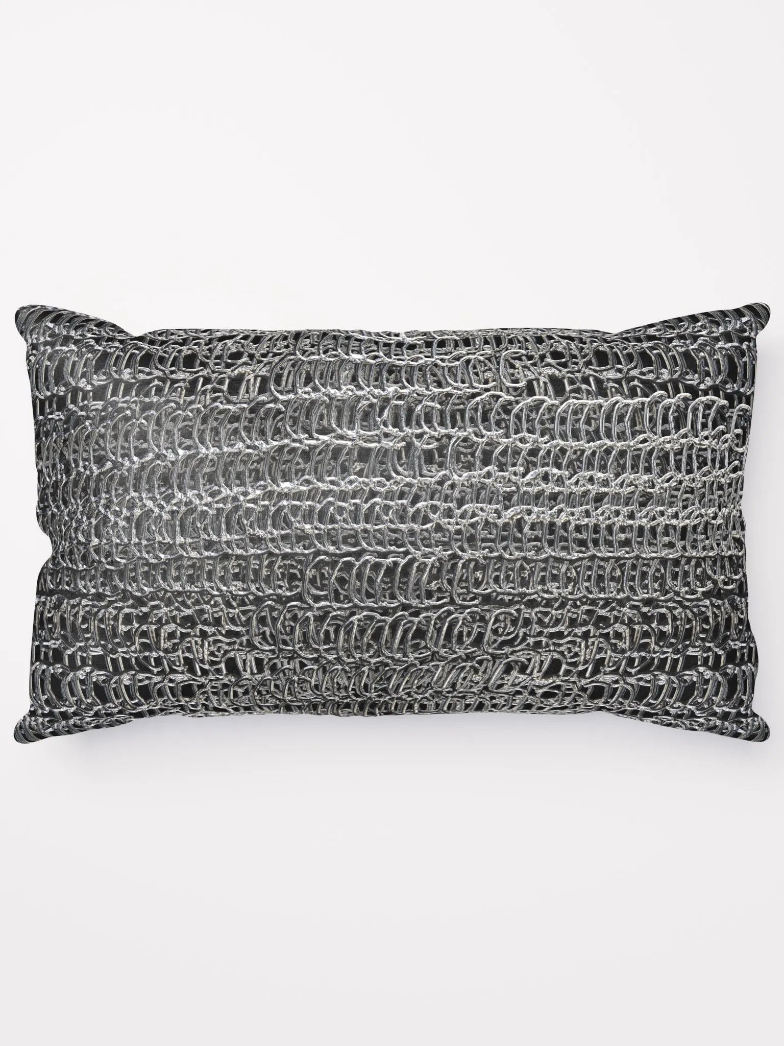 Chainmaille Throw Pillow product image (13)