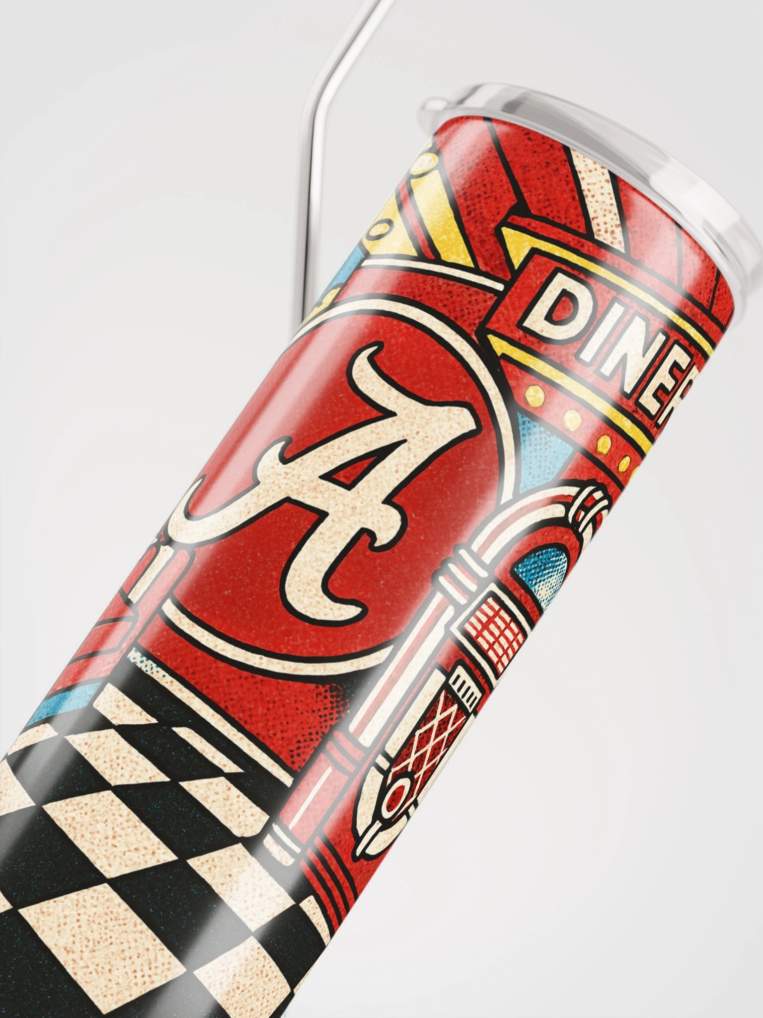 Retro Diner Stainless Steel Tumbler product image (4)