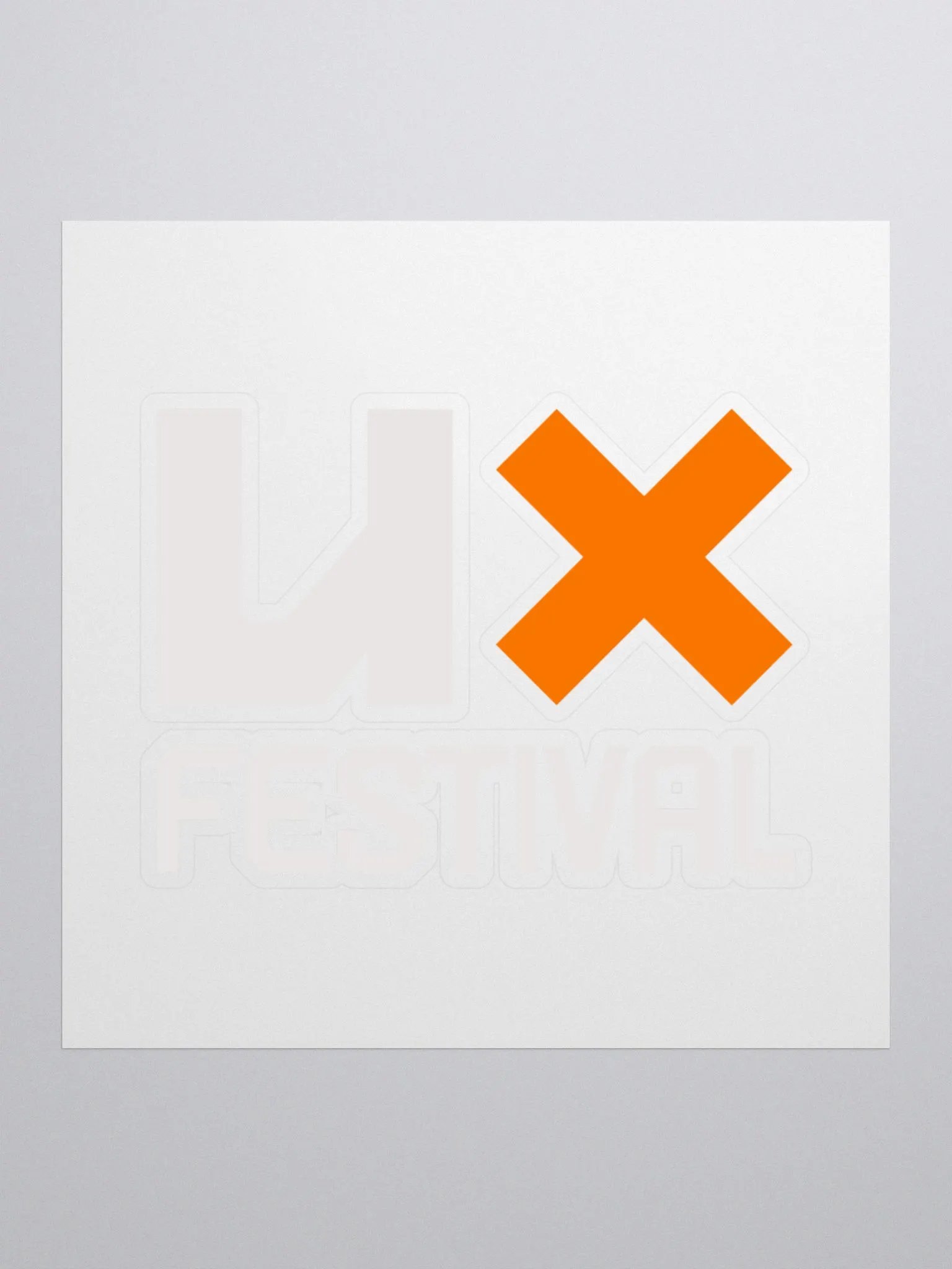 "UX FESTIVAL" Sticker product image (1)