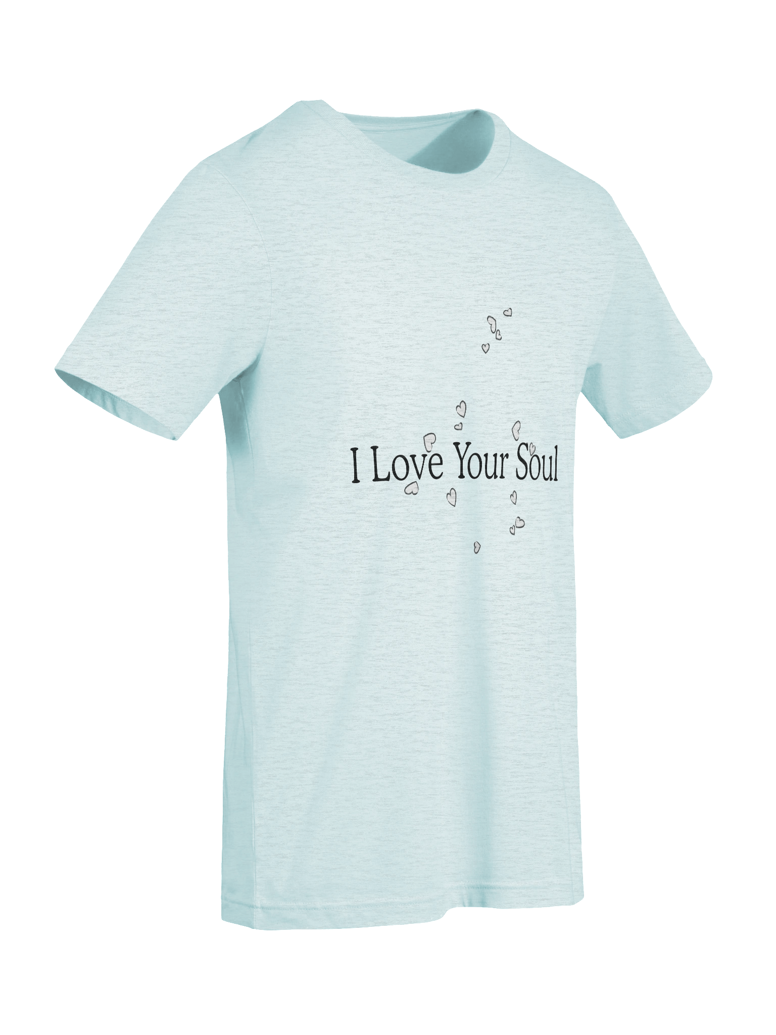Whimsical Love Your Soul White Hearts T-Shirt product image (93)