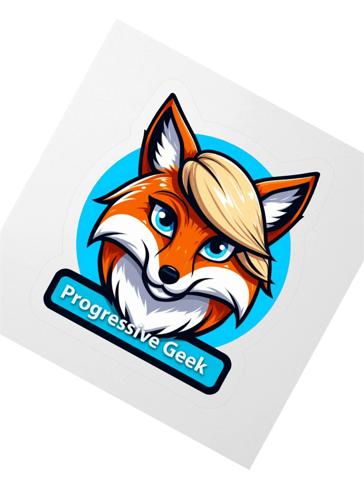 Progressive Geek Logo Stickers product image (3)