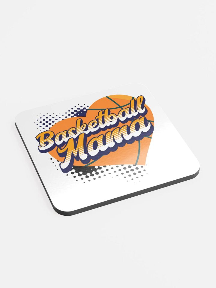 Mama Heart Basketball Cork Coaster product image (2)