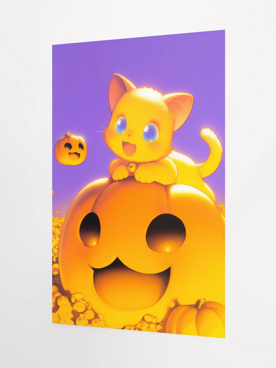 Whimsical Halloween Kitten Poster product image (3)