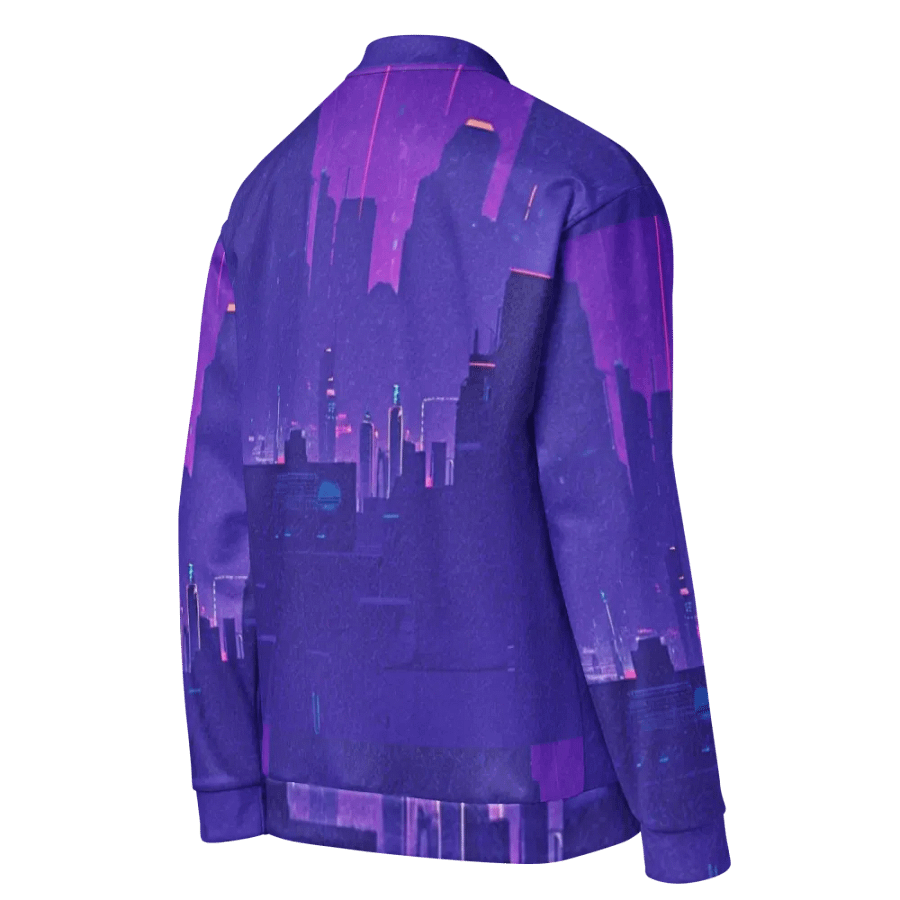 Future Dusk Purple Bomber Jacket –design by Unik Limited Edition (1,977 Worldwide) product image (4)