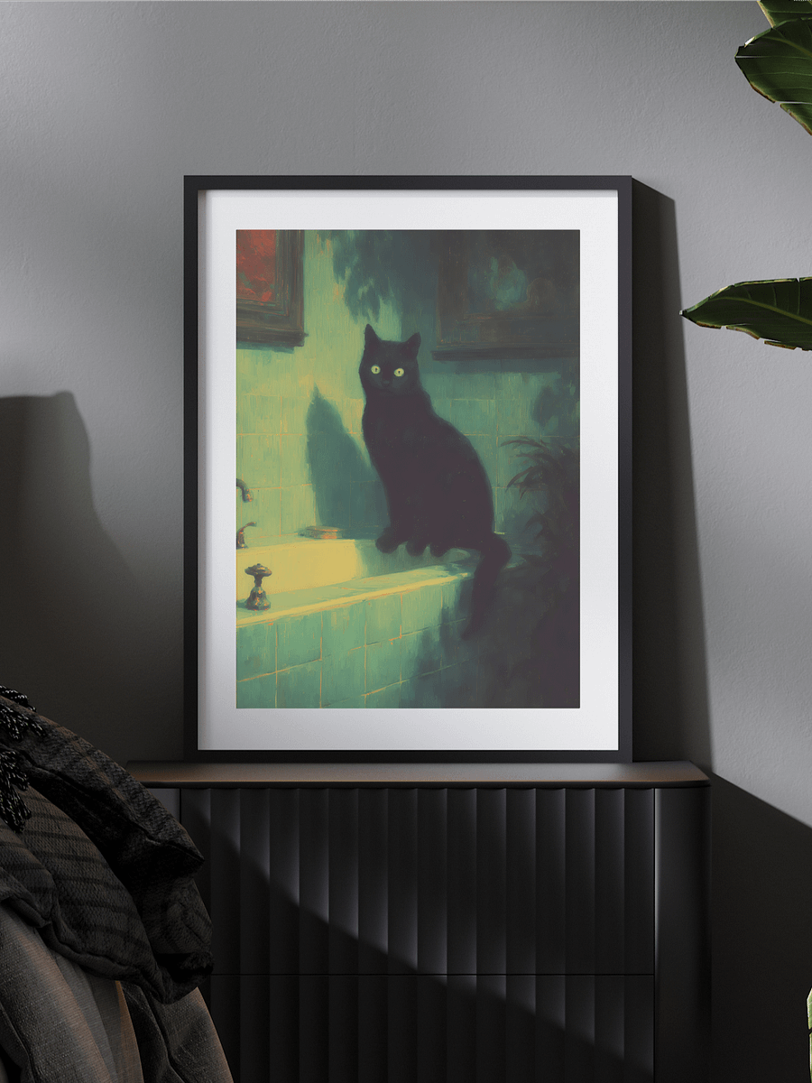 Ethereal Feline - Nocturnal Glow Art product image (5)