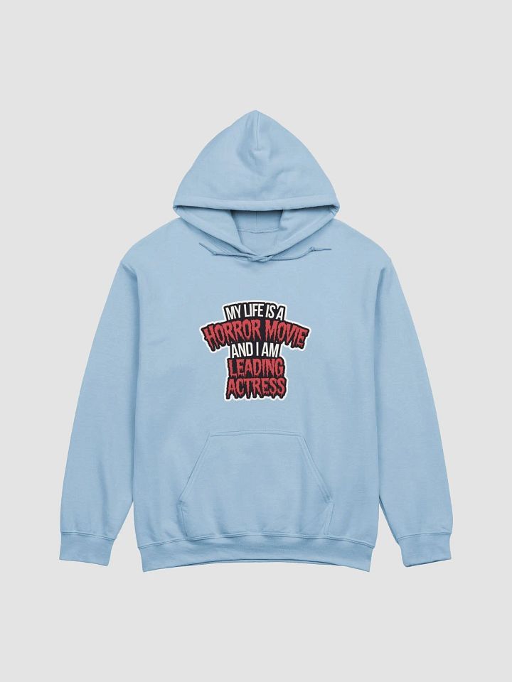Women "MY LIFE IS A HORROR MOVIE.." premium pullover hoodie product image (1)