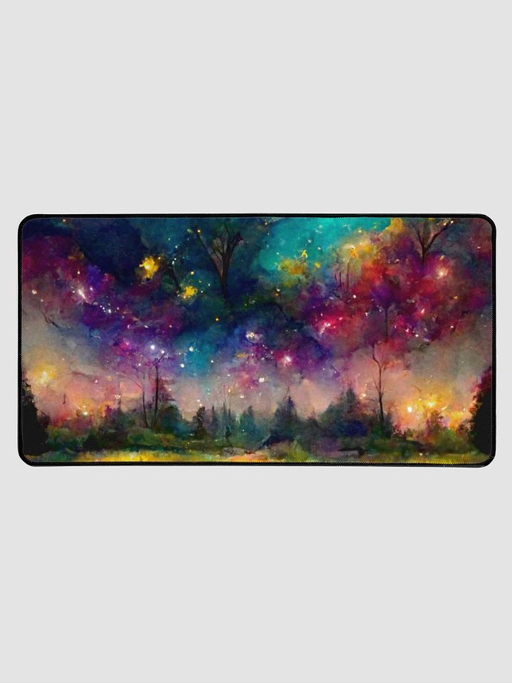 it's a nebula kind of night, Desk Mat product image (1)