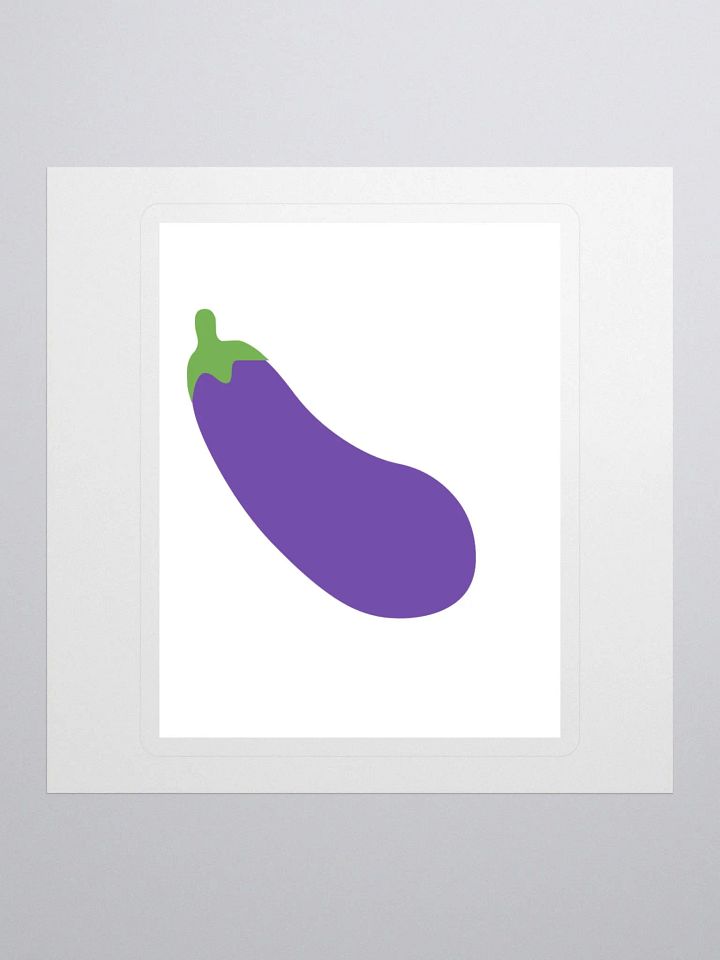 Eggplant Kiss Cut Stickers product image (1)