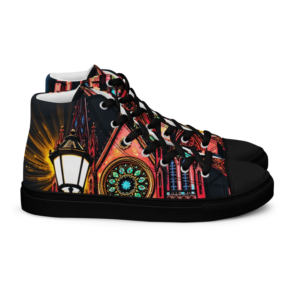 Gothic Cathedral Illumination Women's High Top Shoes product image (2)