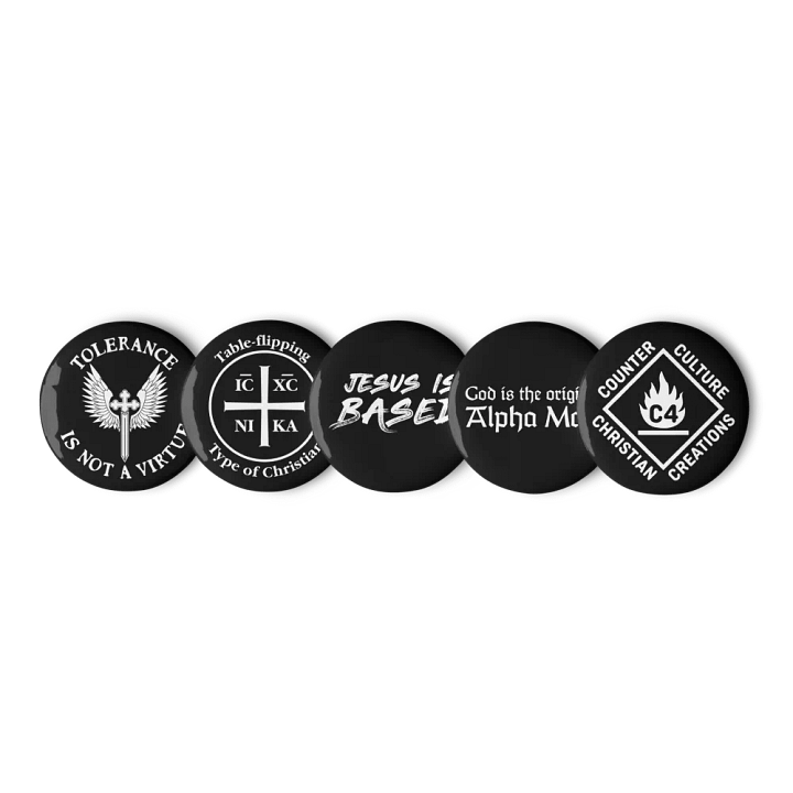 Black and White Pin Set product image (1)
