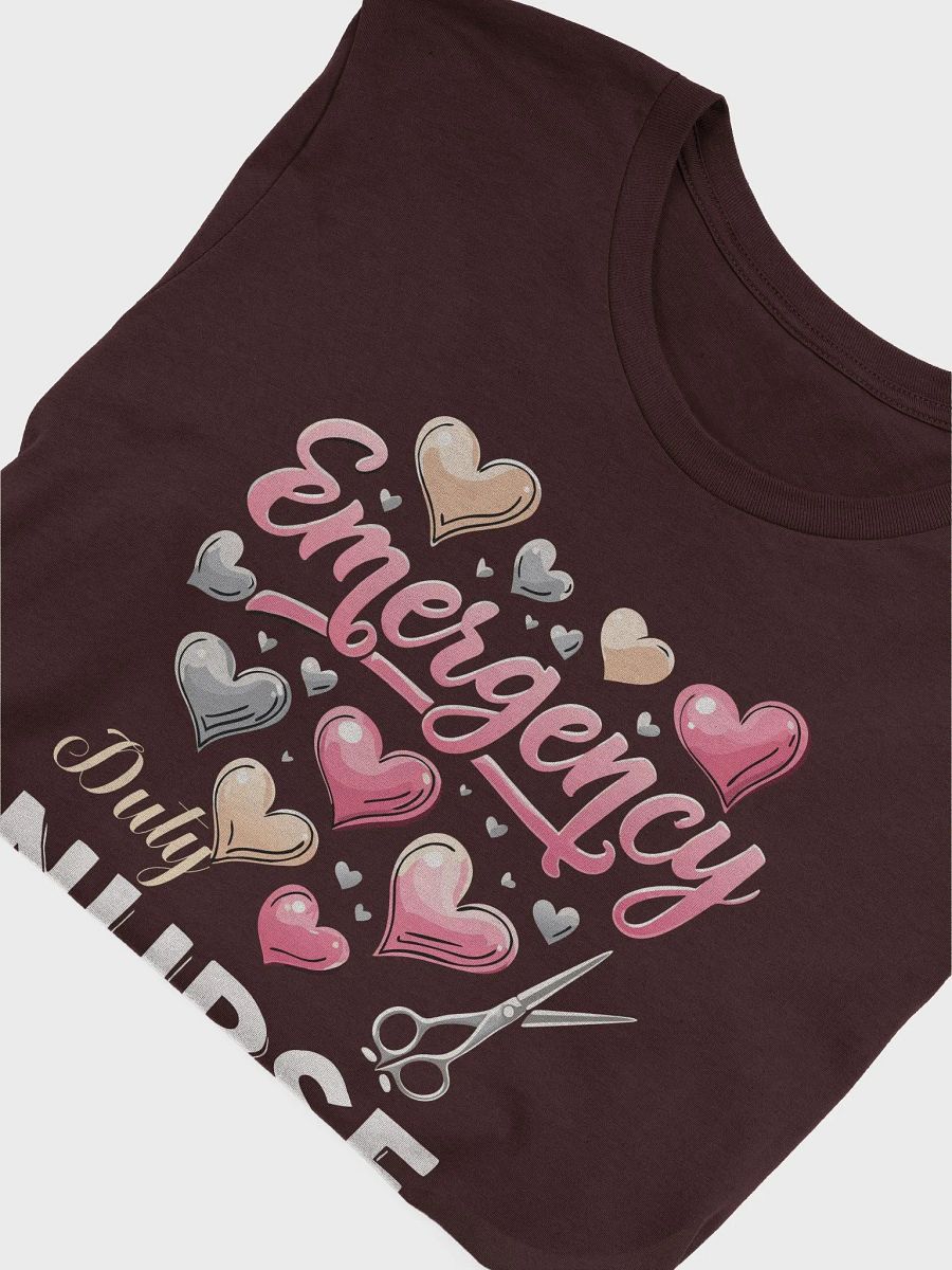 Valentines Emergency Duty Nurse T-Shirt product image (4)