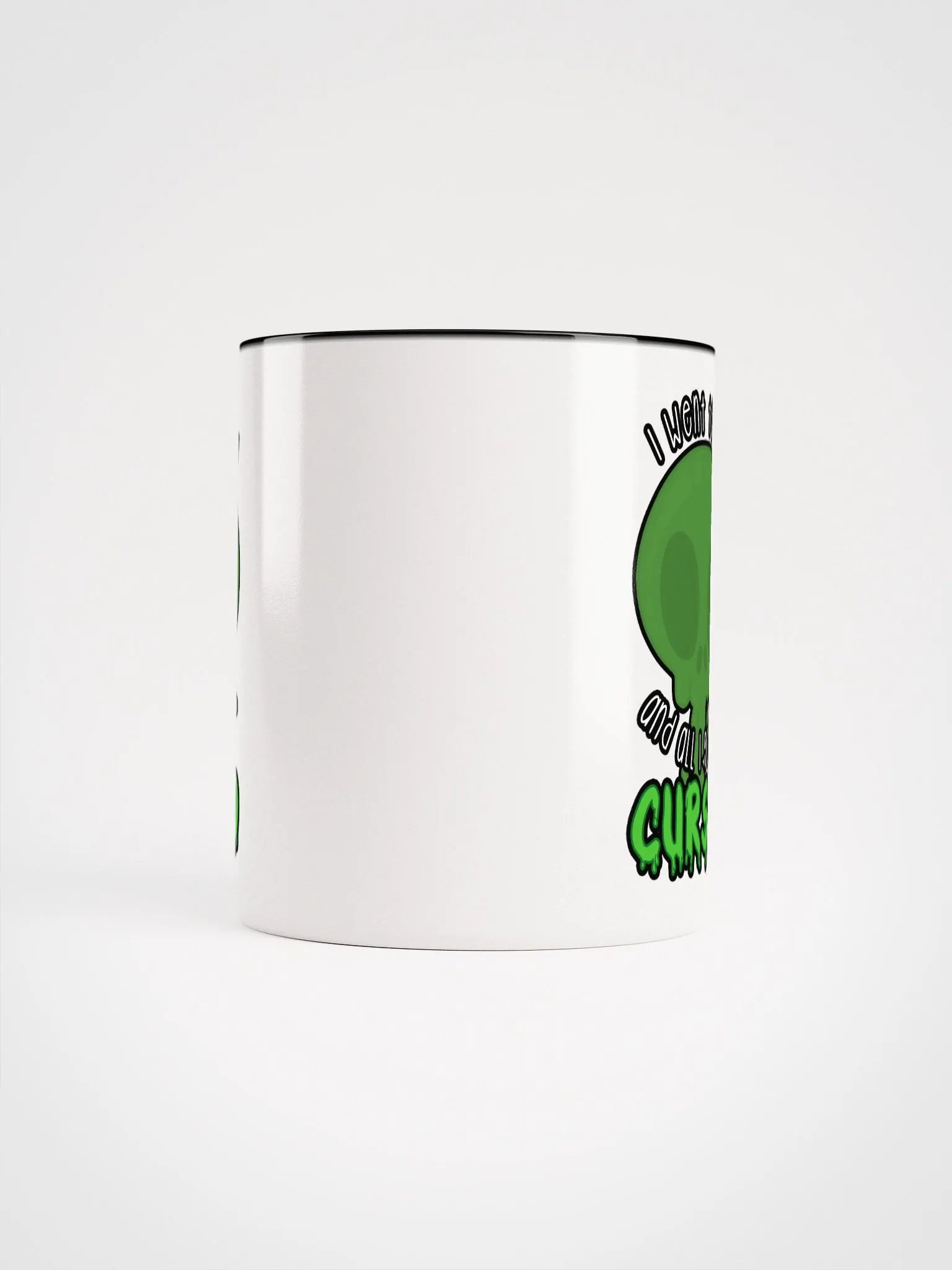 All I Got Was Cursed - Hunter - Ceramic Mug w/Color product image (5)