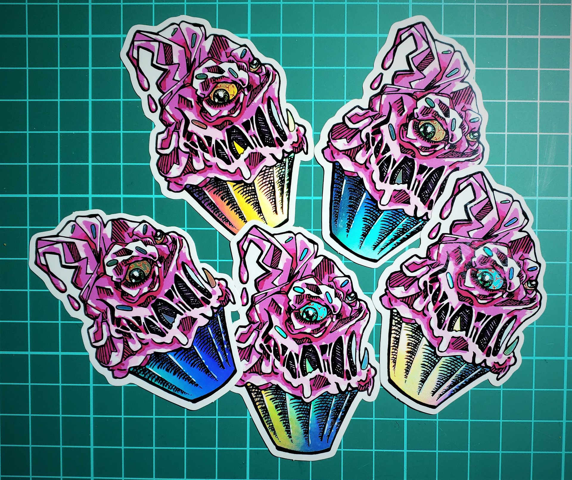 The Deathcake- Exclusive Holographic Sticker product image (2)