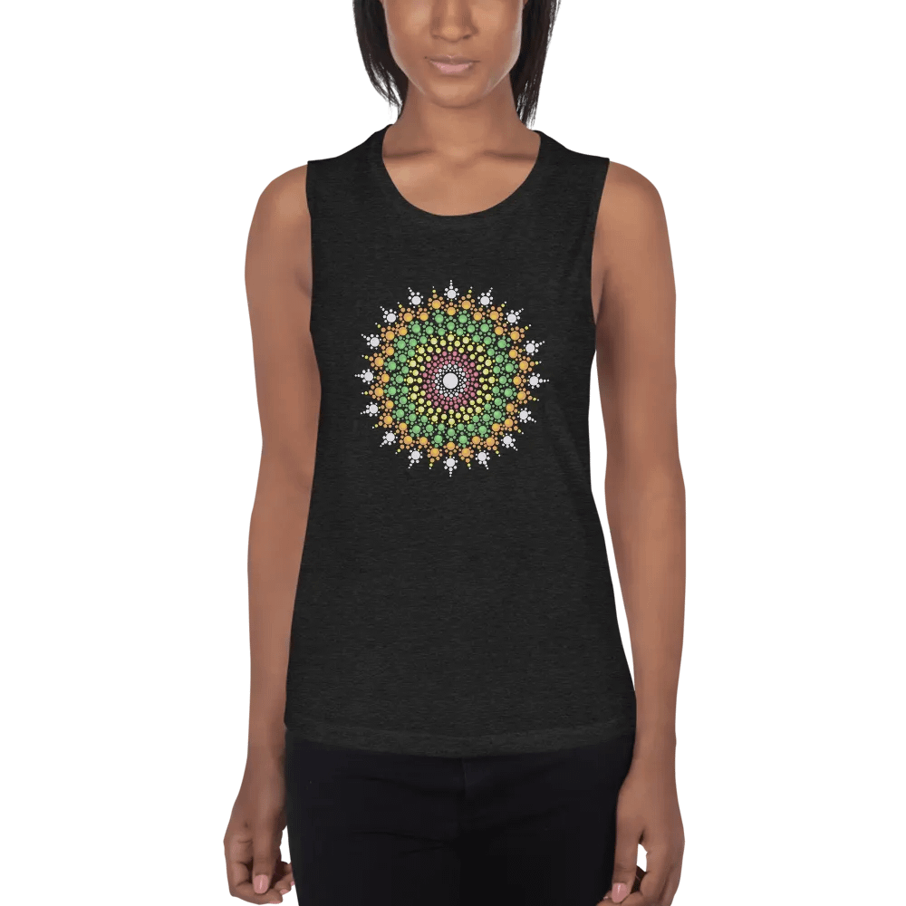 Pastel Dot Mandala Tank Tote product image (1)