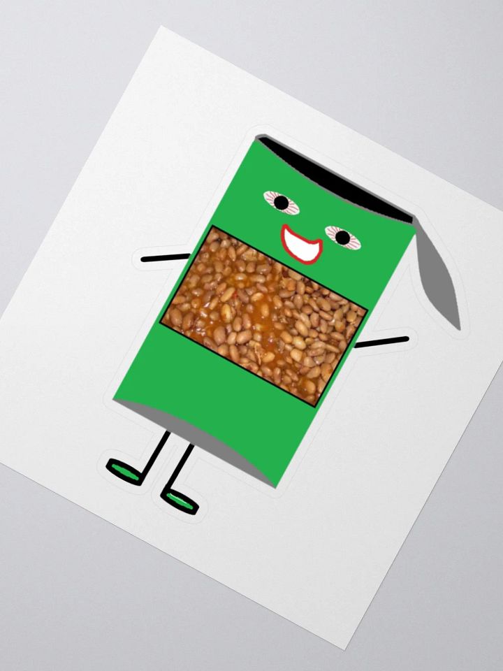 Can-A-Beans Kiss Cut Sticker product image (2)