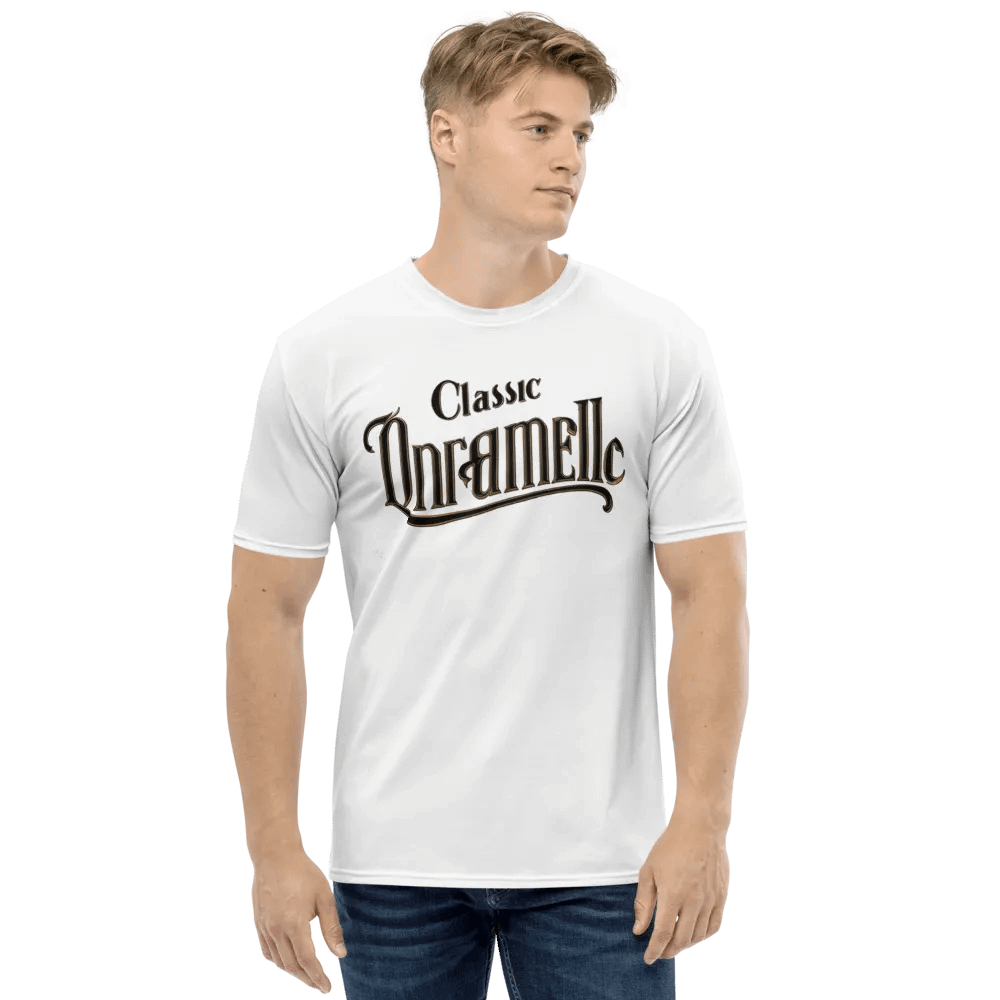 Vintage Elegance: Classic Drammelle All-Over T-Shirt product image (1)
