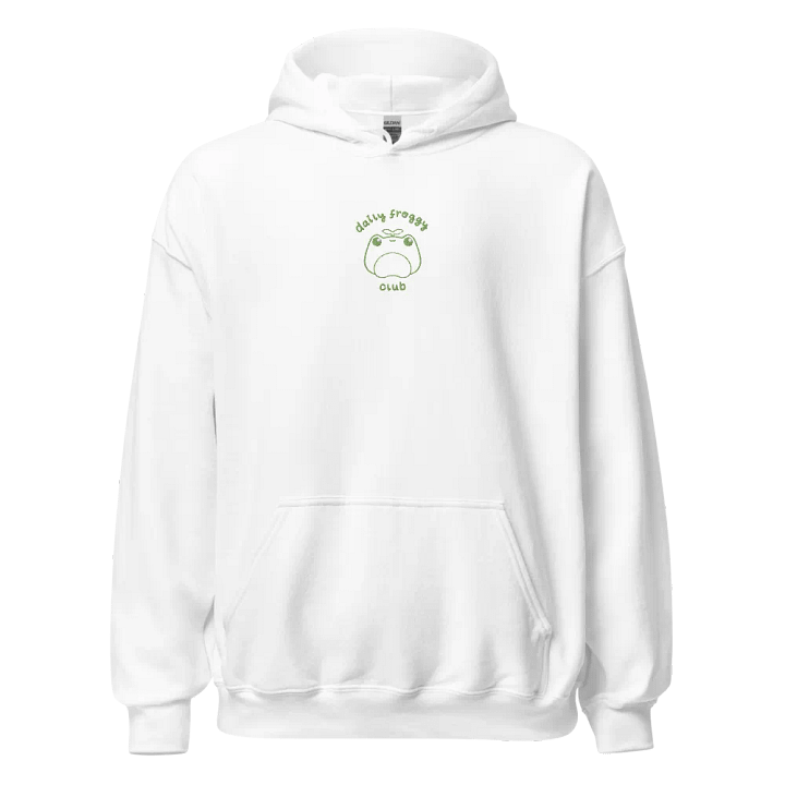 Daily Froggy Club Embroidered Hoodie product image (1)