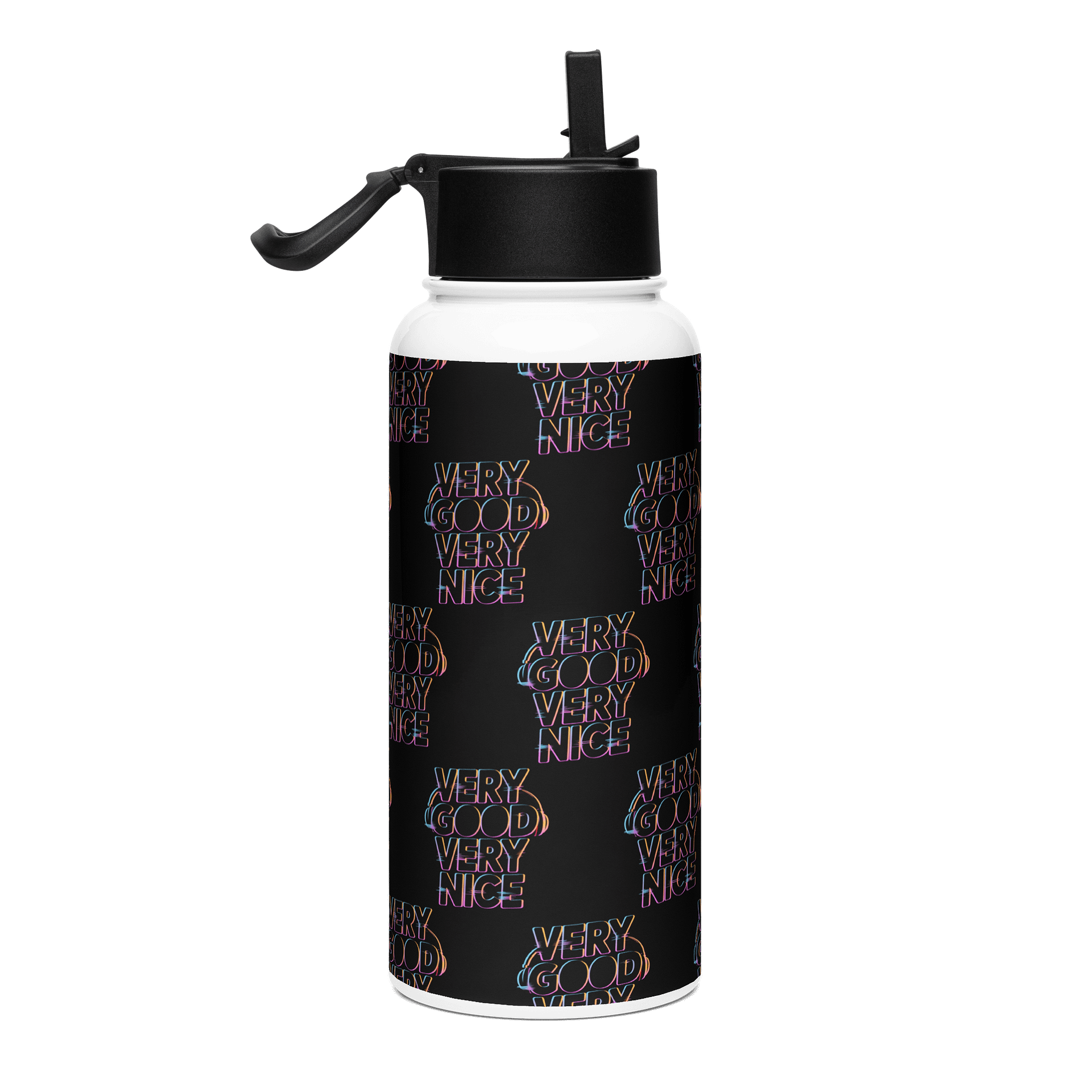 Colorful Vibes Stainless Steel Water Bottle product image (4)