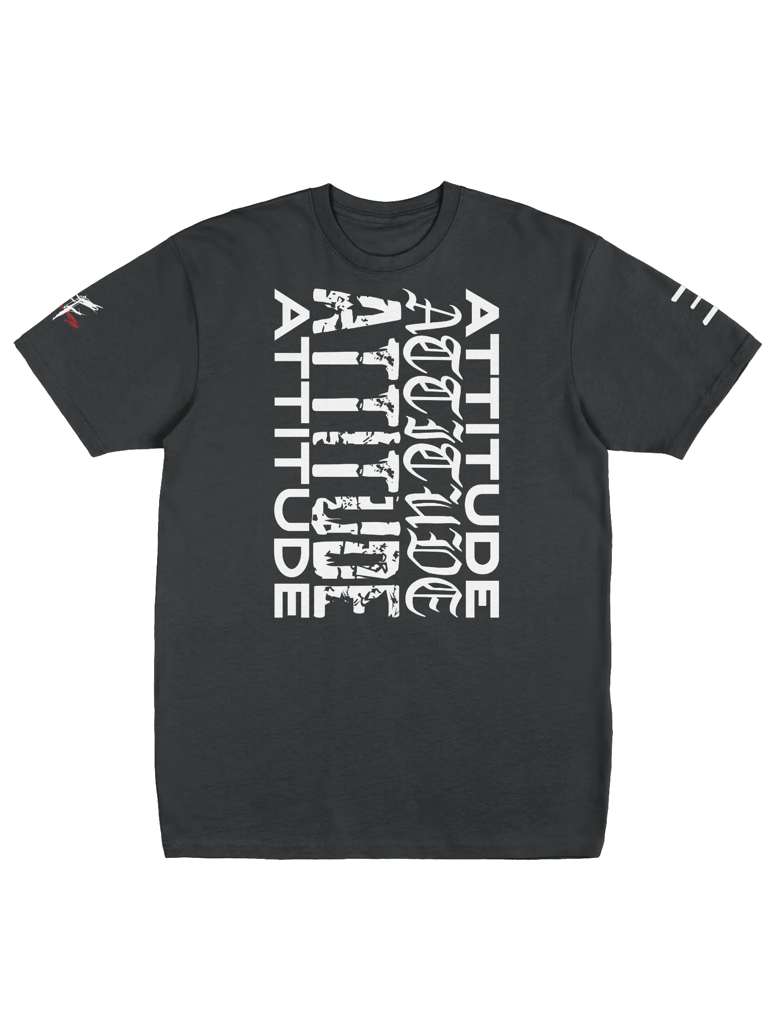 Attitude: Quad Script Heavyweight Tee product image (1)