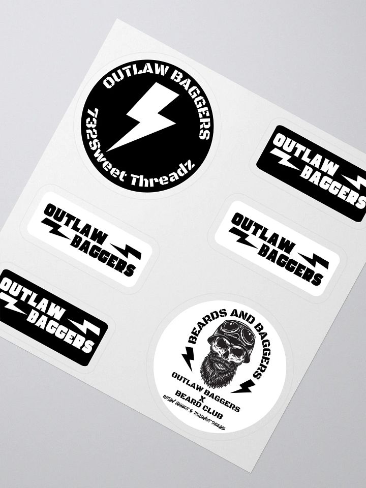 Outlaw Baggers X 732Sweet Threadz Collab Sticker Pack product image (2)
