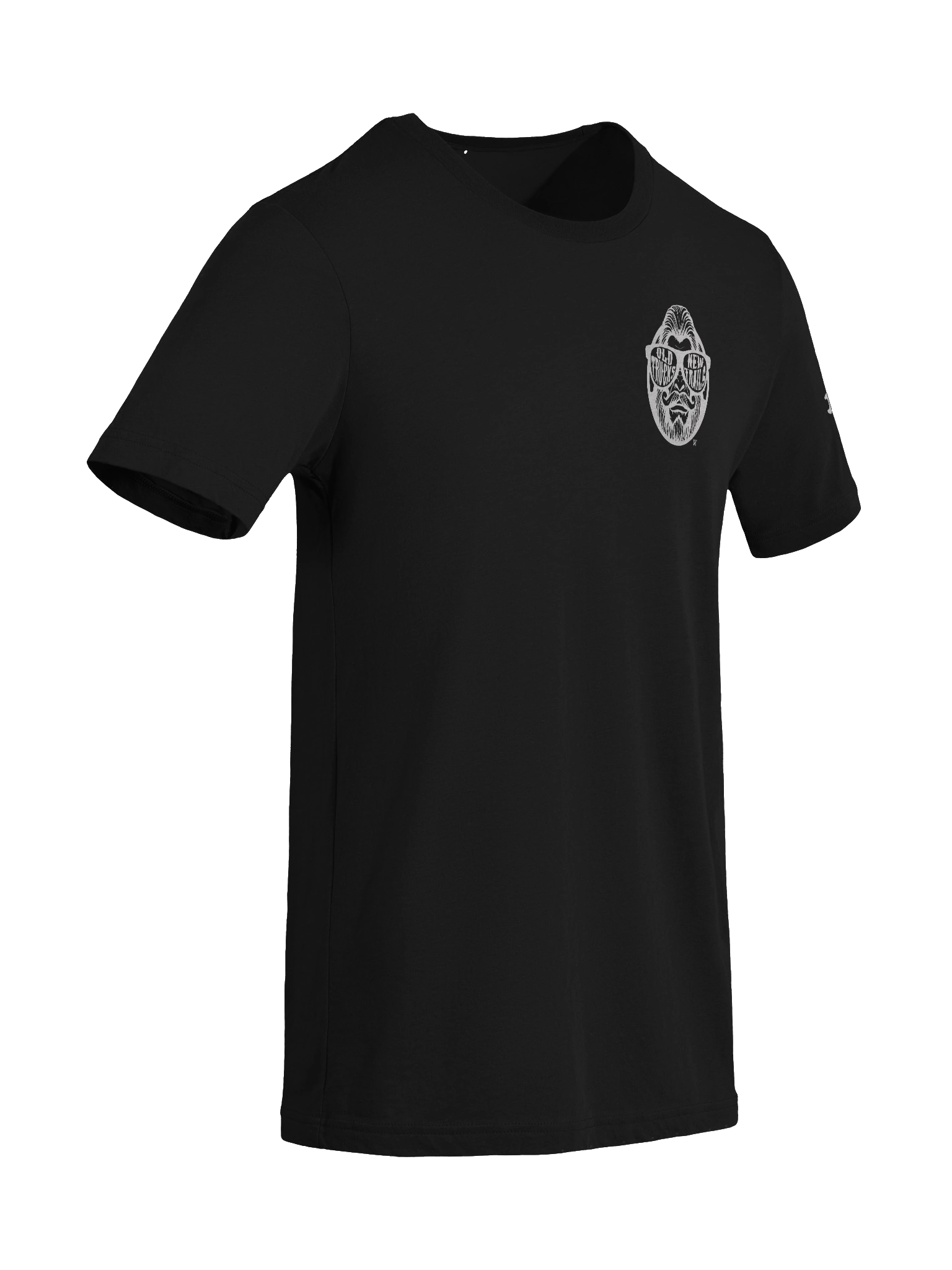 Beware of Hitchhiking Sasquatch Black T-Shirt product image (9)