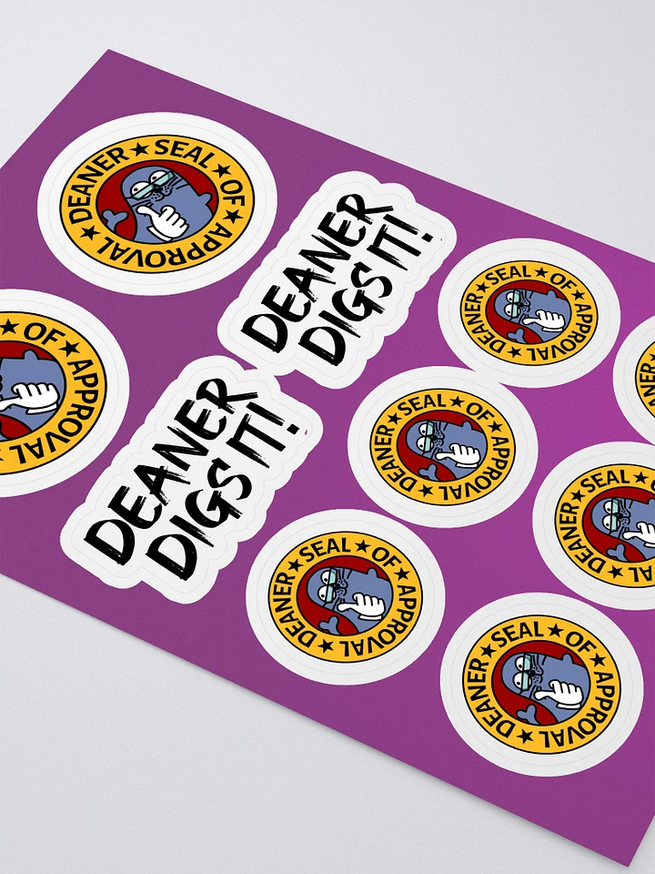 Deaner Seal of Approval Sticker Sheet product image (2)