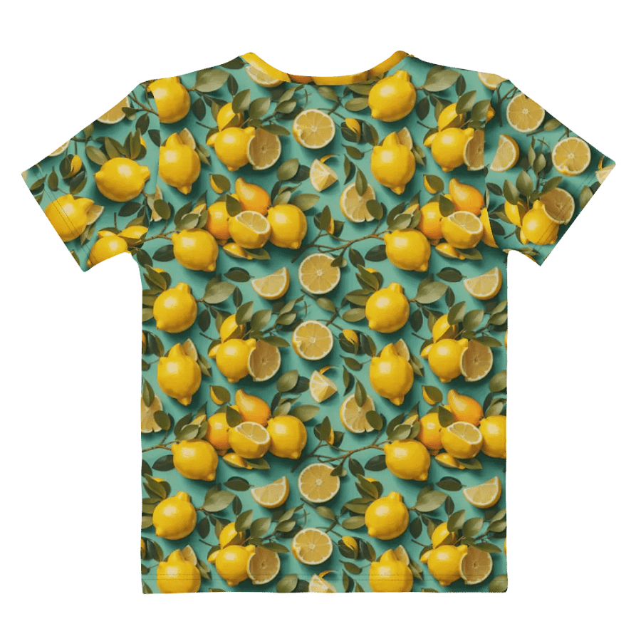 Lemon Pattern All Over Print T-shirt product image (9)