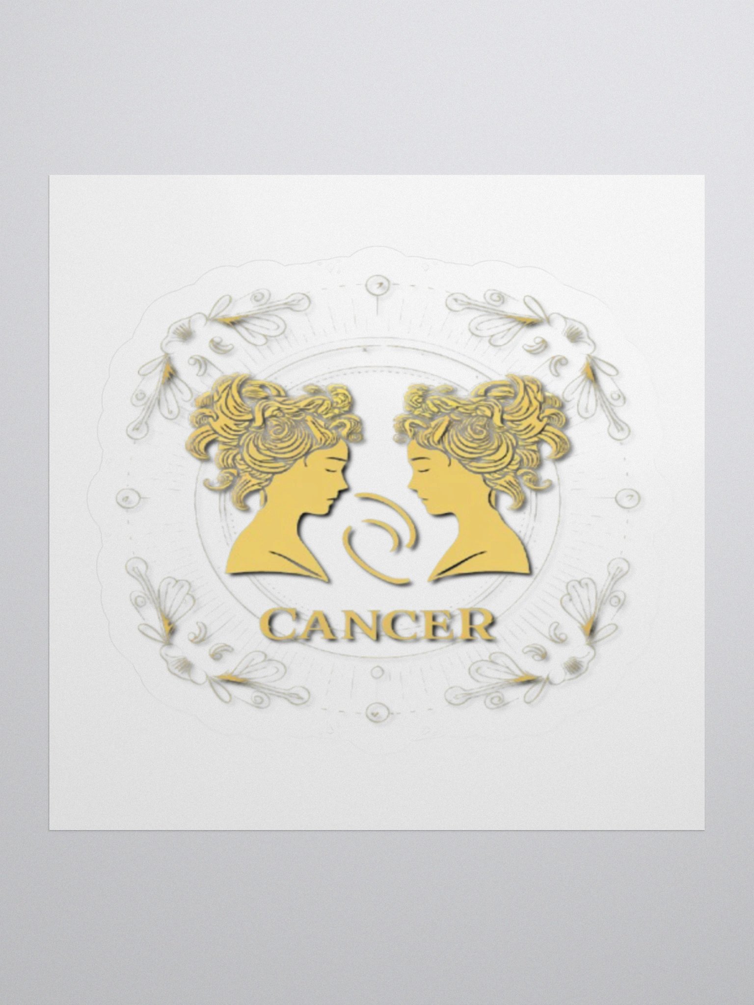 Cancer Zodiac Kiss-Cut Sticker product image (1)