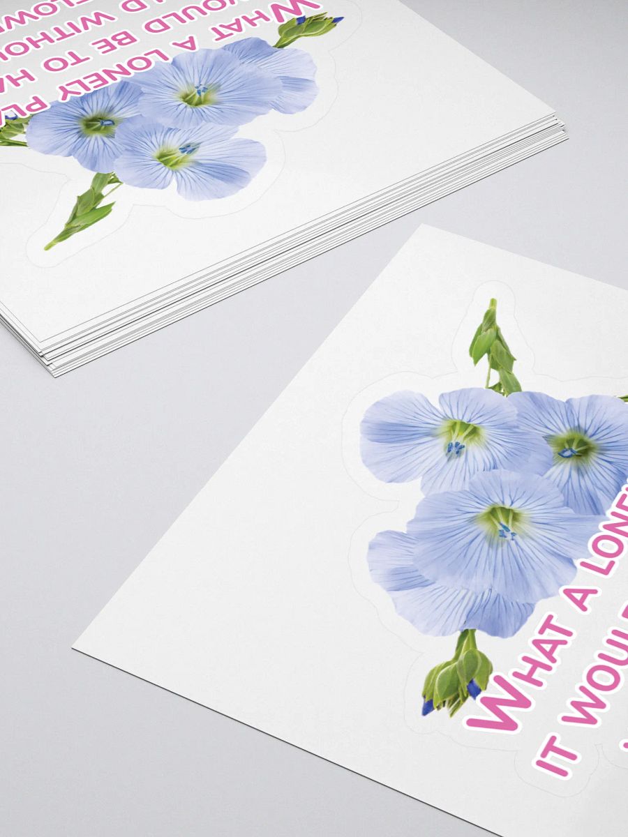 Wildflower Whimsy Sticker Set | What a lonely place it would be to have a world without a wildflower product image (4)