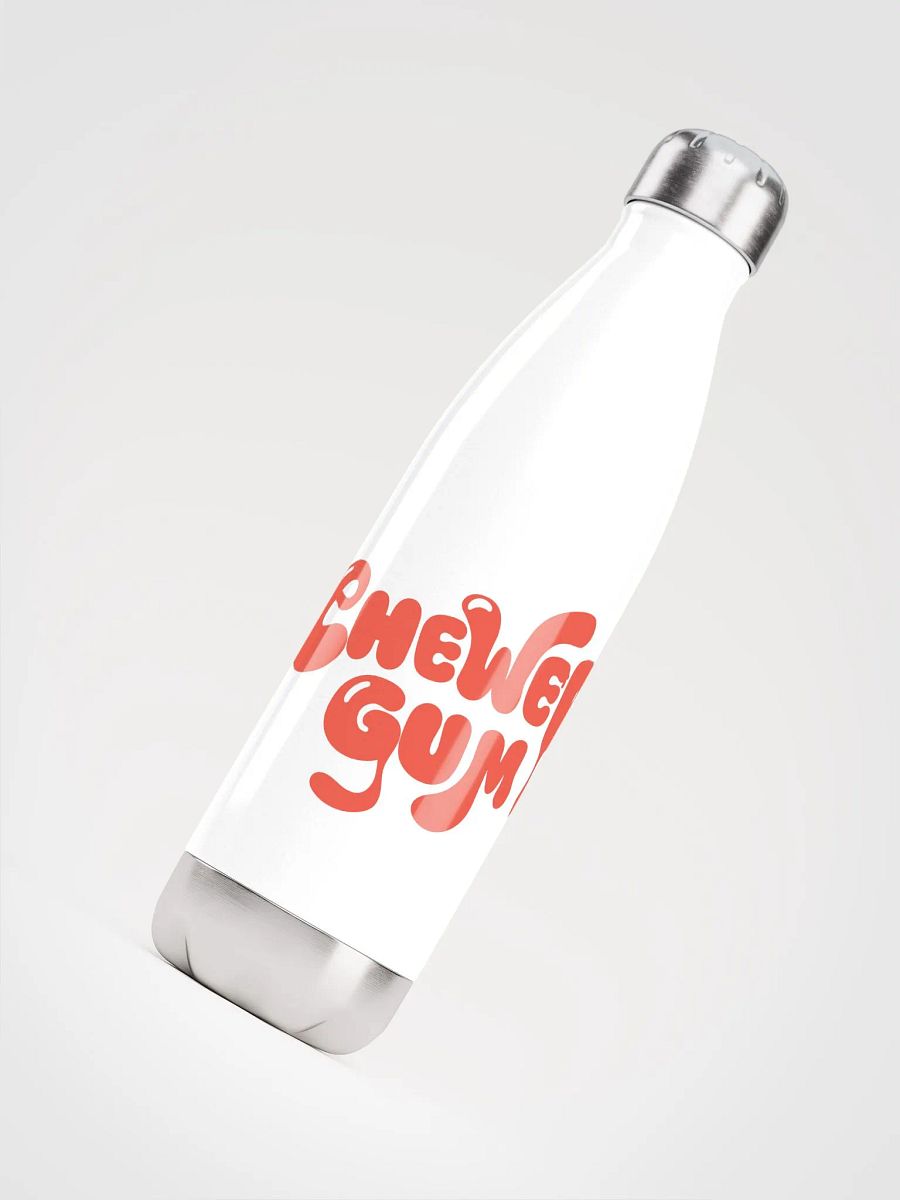 Chewed Gum Steel Water Bottle in Orange product image (4)