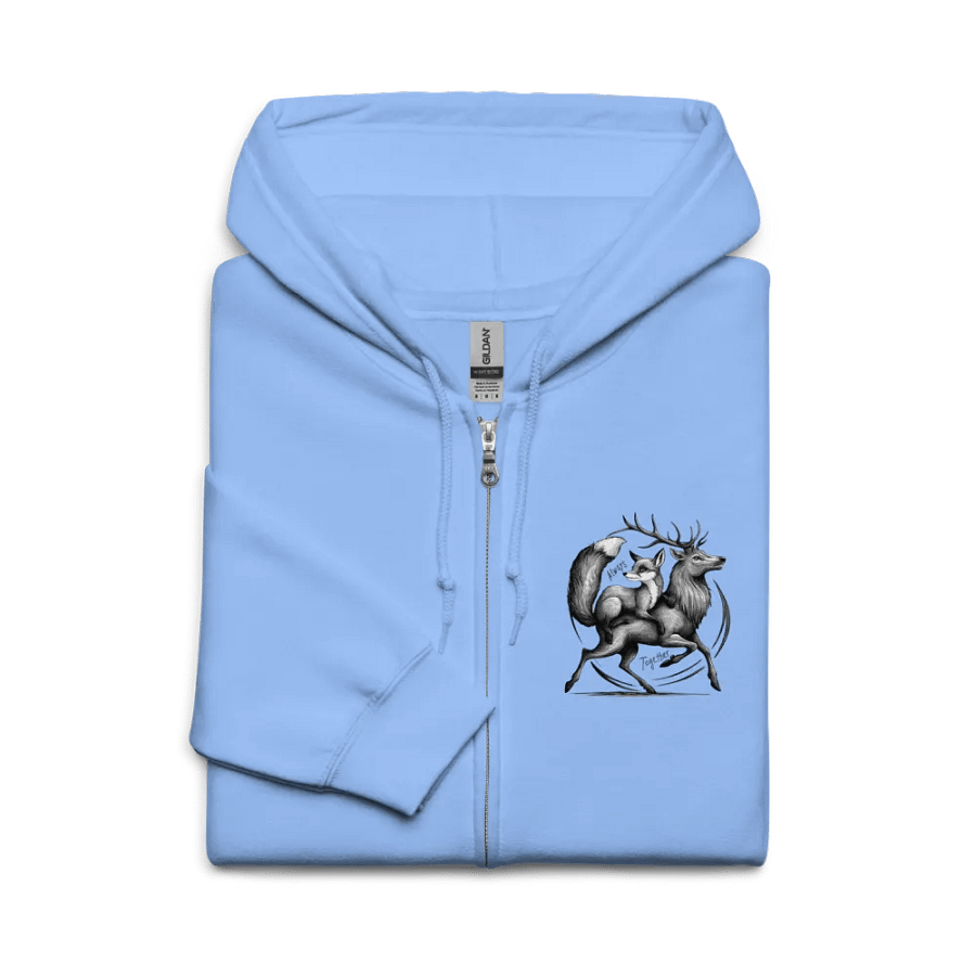 Always Together Iconic Vixen and Stag Back Print Zippy Hoodie product image (15)