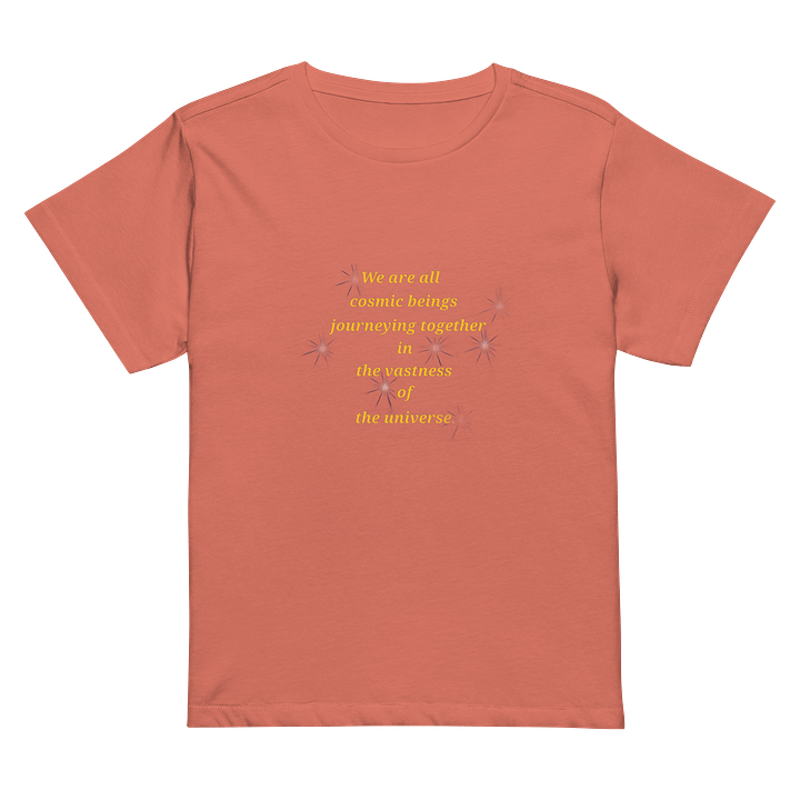 Cosmic Journey Women's High-Waisted Tee product image (2)