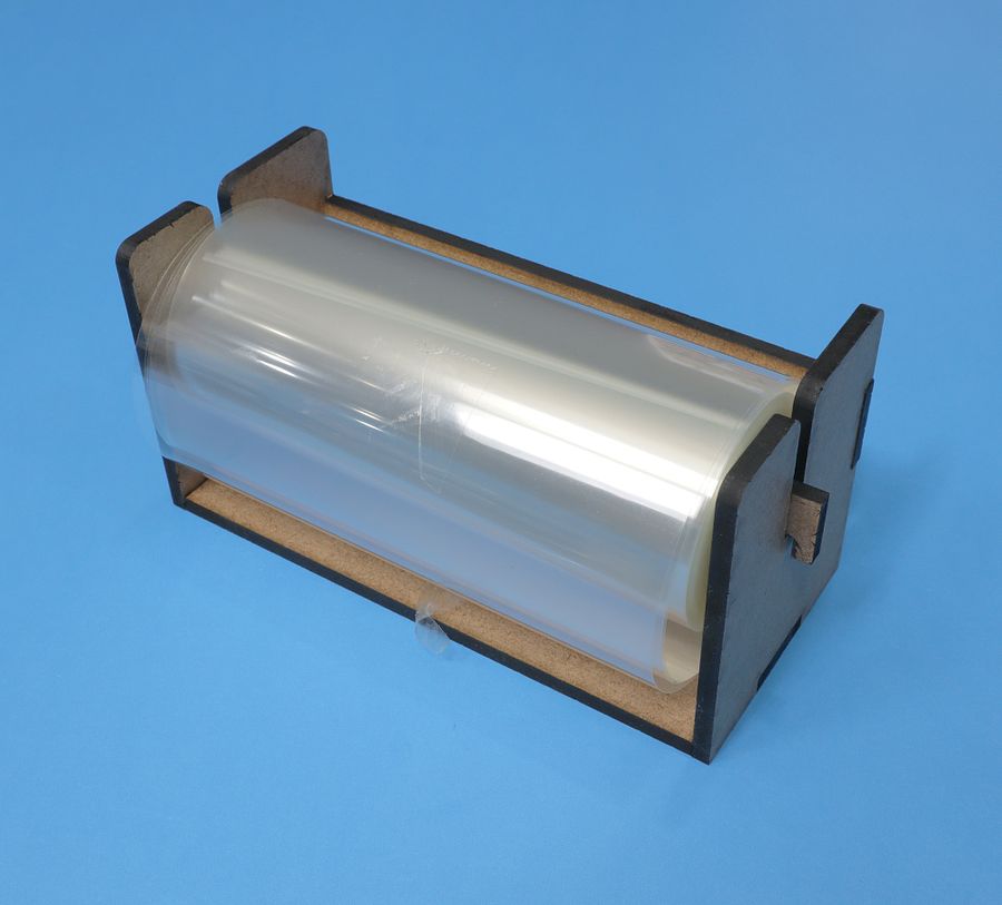 Acetate roll holder laser cutter template. SVG only, no physical product. Cake Collar roll holder. product image (3)