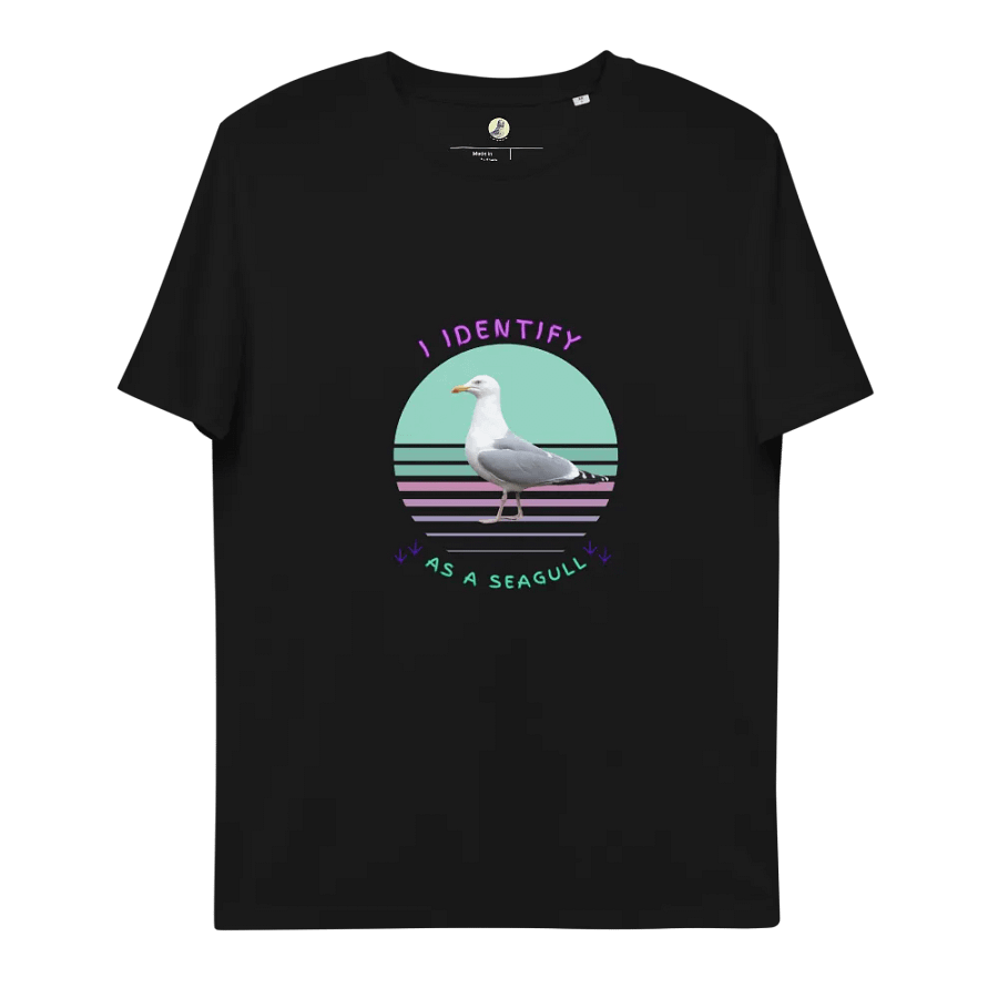 I Identify as a Seagull Organic Cotton T-Shirt product image (25)
