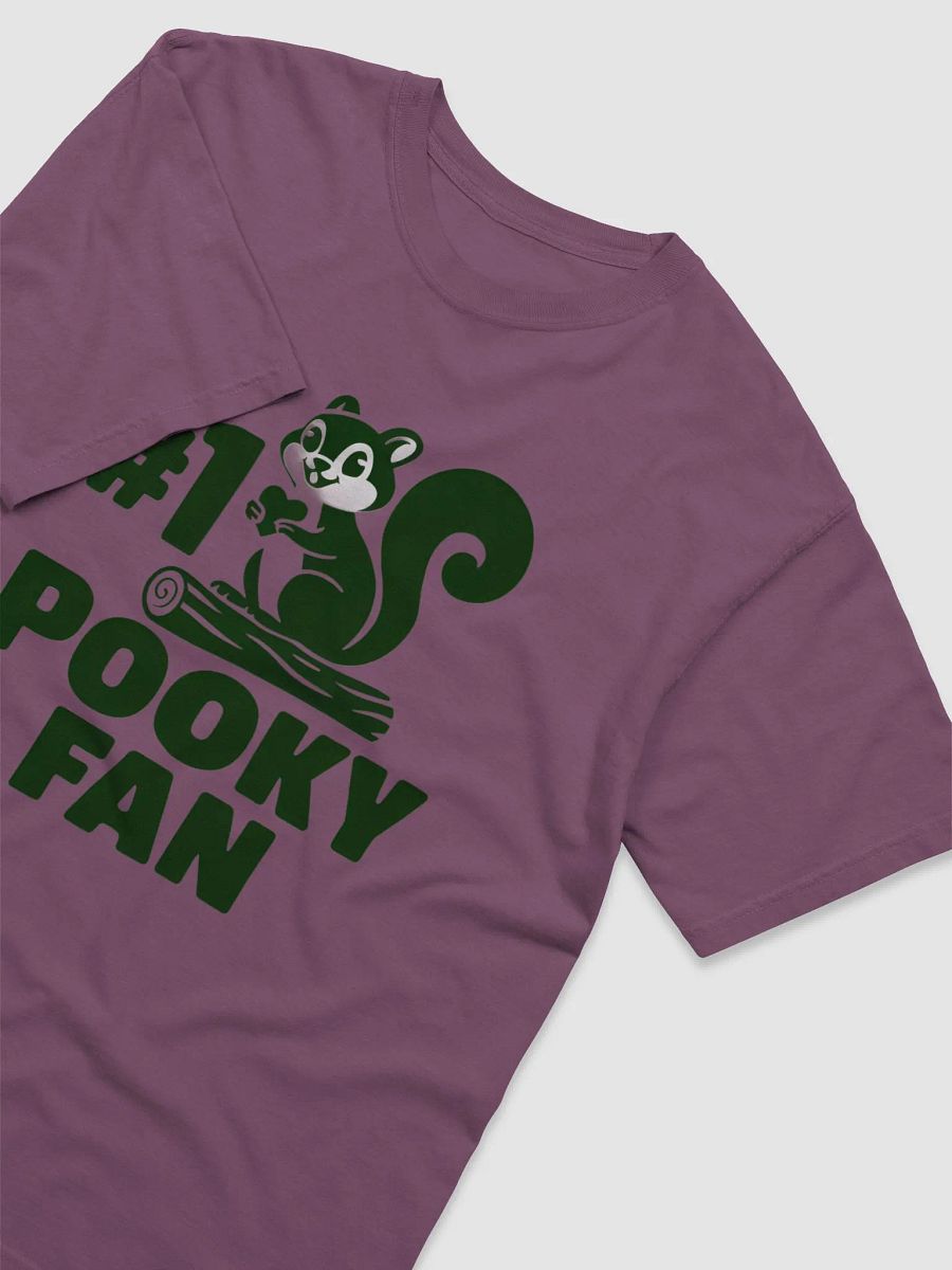 Super Soft Traditional Fit Tee: #1 Pooky Fan, Black on Log product image (3)