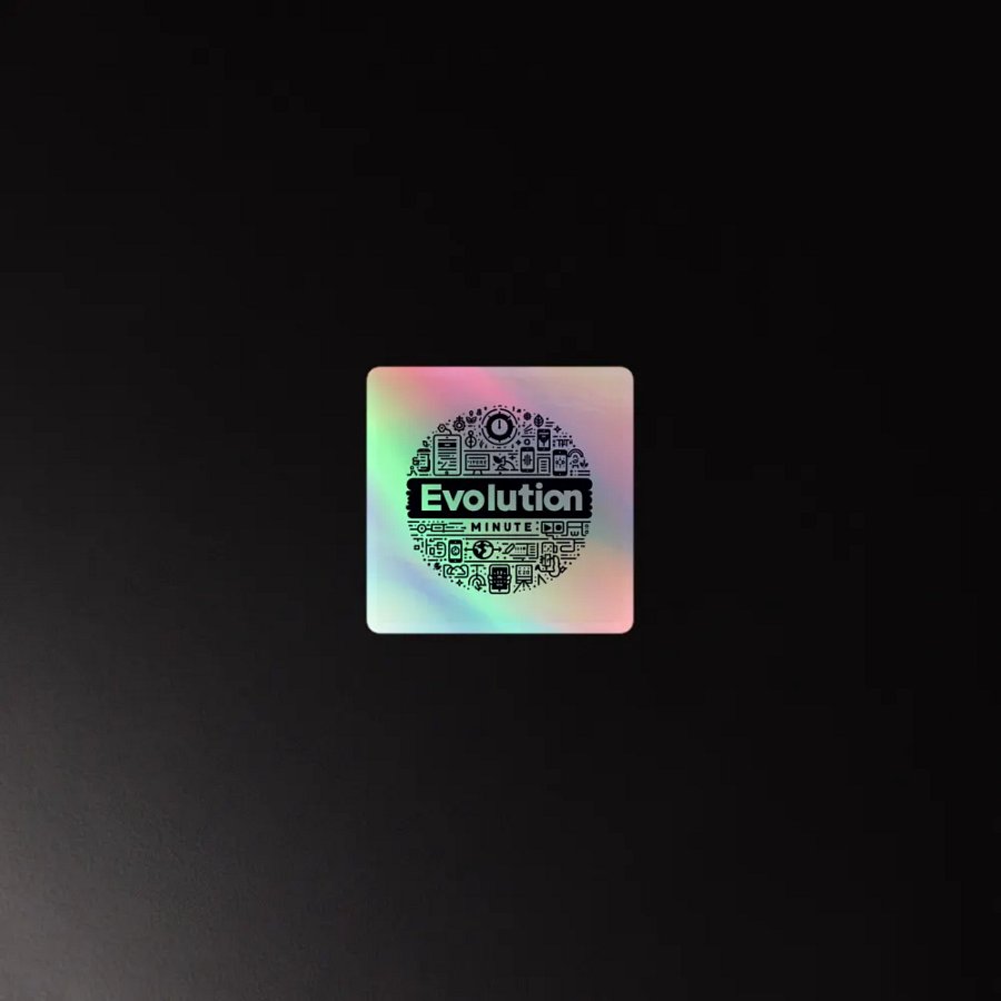 Evolutionary Holographic Tech Sticker Set product image (4)