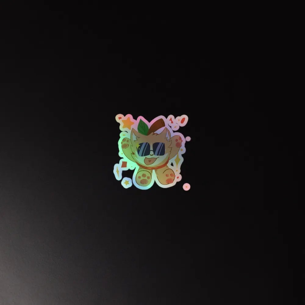 AppleCat Holo Sticker product image (2)