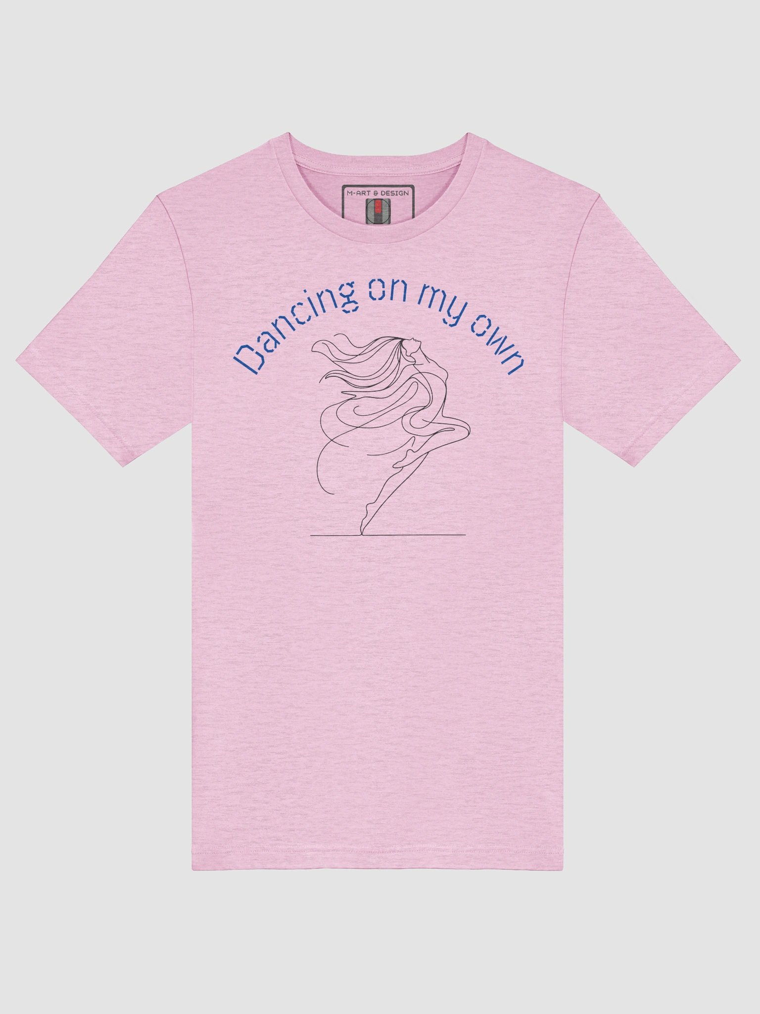 Midnight Ballet Tee - Elegant One Line Graphic Art T-Shirt, Jumping Woman Tee, Dance Lover Gift, Stylish Minimalist Shirt, Modern Abstract Dance Top product image (50)