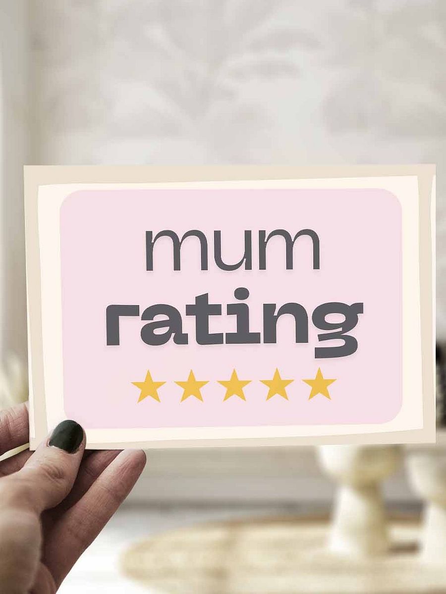 Funny Mother's Day Card 5 Star Mum Rating product image (1)